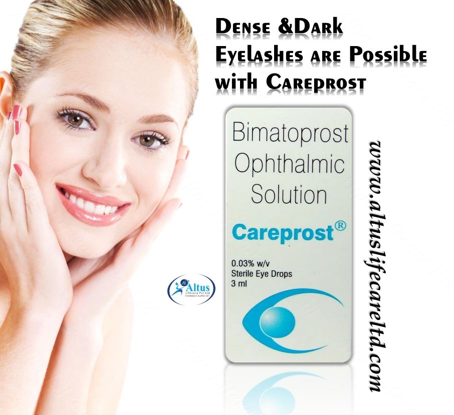 Enhance your short eye lashes with the help of Bimatoprost eye drops 0.03% Buy Careprost Online