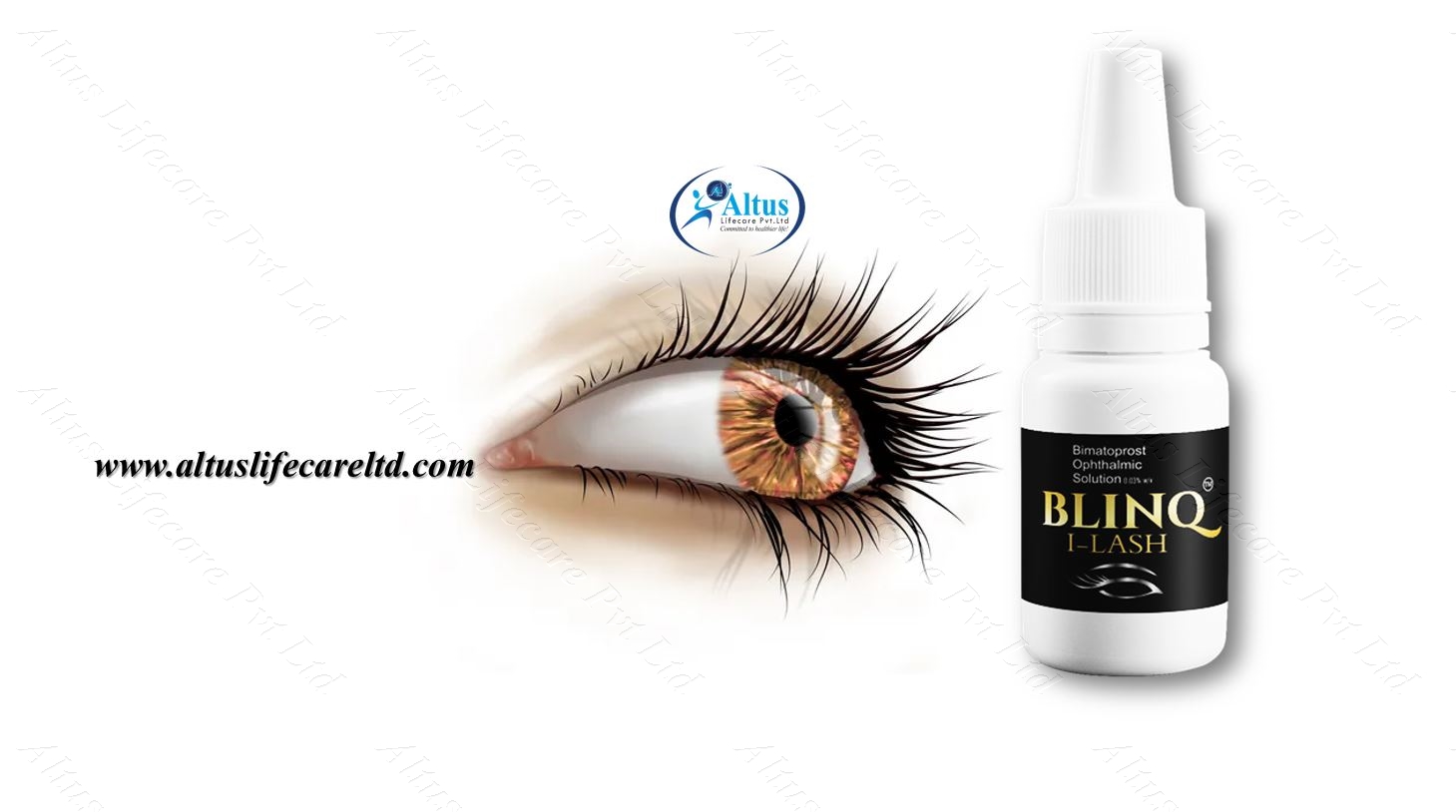 Apply Latisse Eyelash Serum 0.03% for treatment of Eyelash Hypotrichosis problem