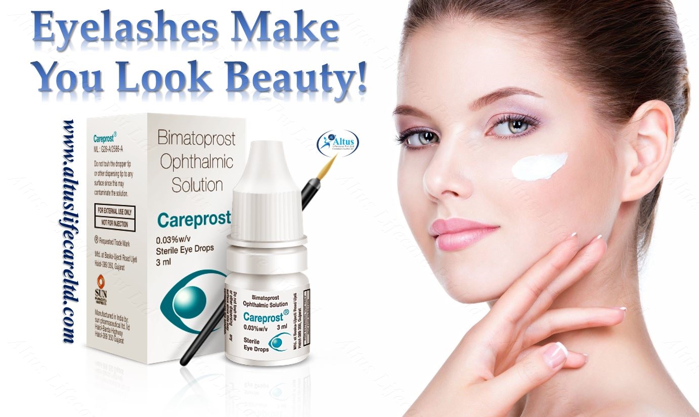 Enhance your short eye lashes with the help of Bimatoprost eye drops 0.03% Buy Careprost Online