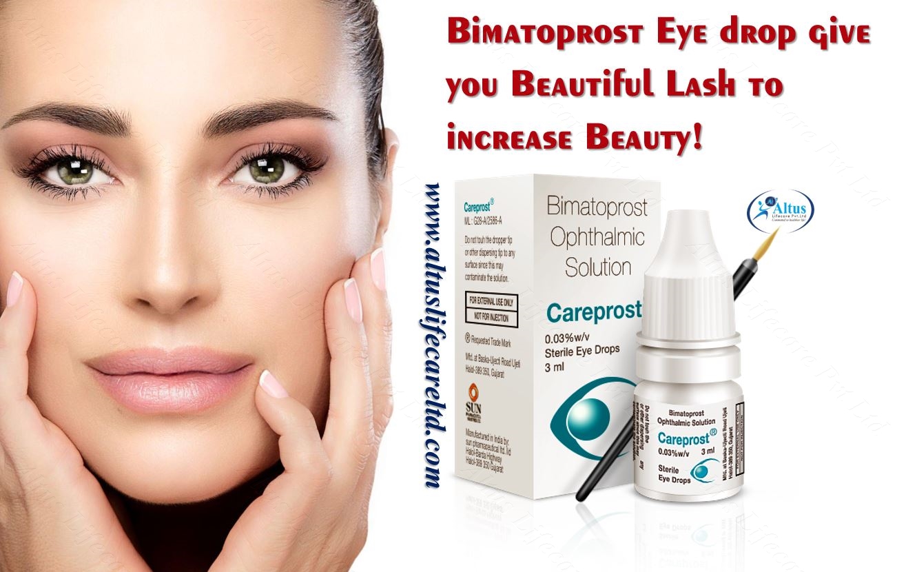 Enhance your short eye lashes with the help of Bimatoprost eye drops 0.03% Buy Careprost Online