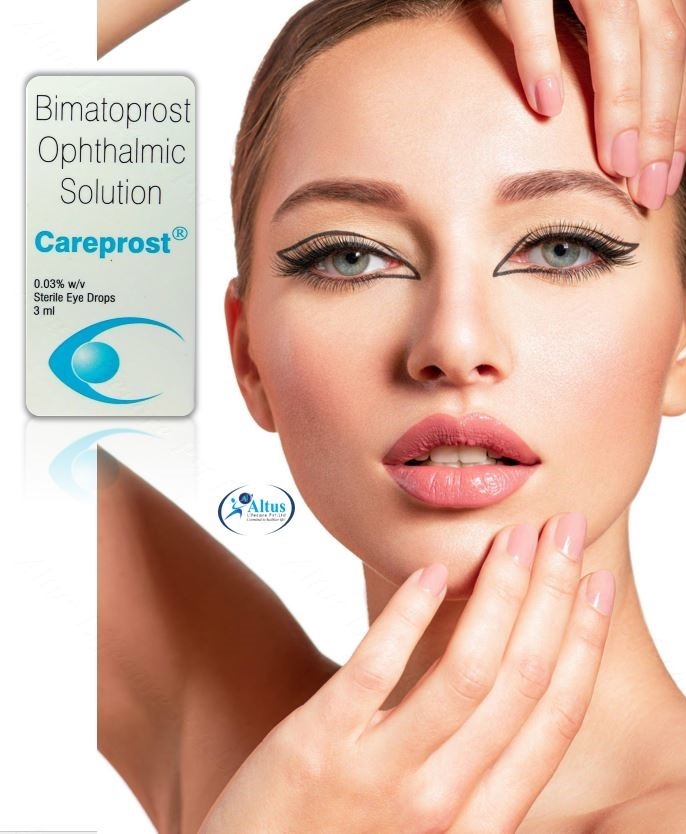 Enhance your short eye lashes with the help of Bimatoprost eye drops 0.03% Buy Careprost Online