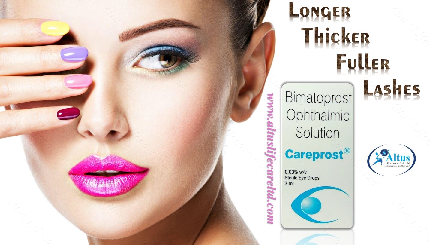 Enhance your short eye lashes with the help of Bimatoprost eye drops 0.03% Buy Careprost Online